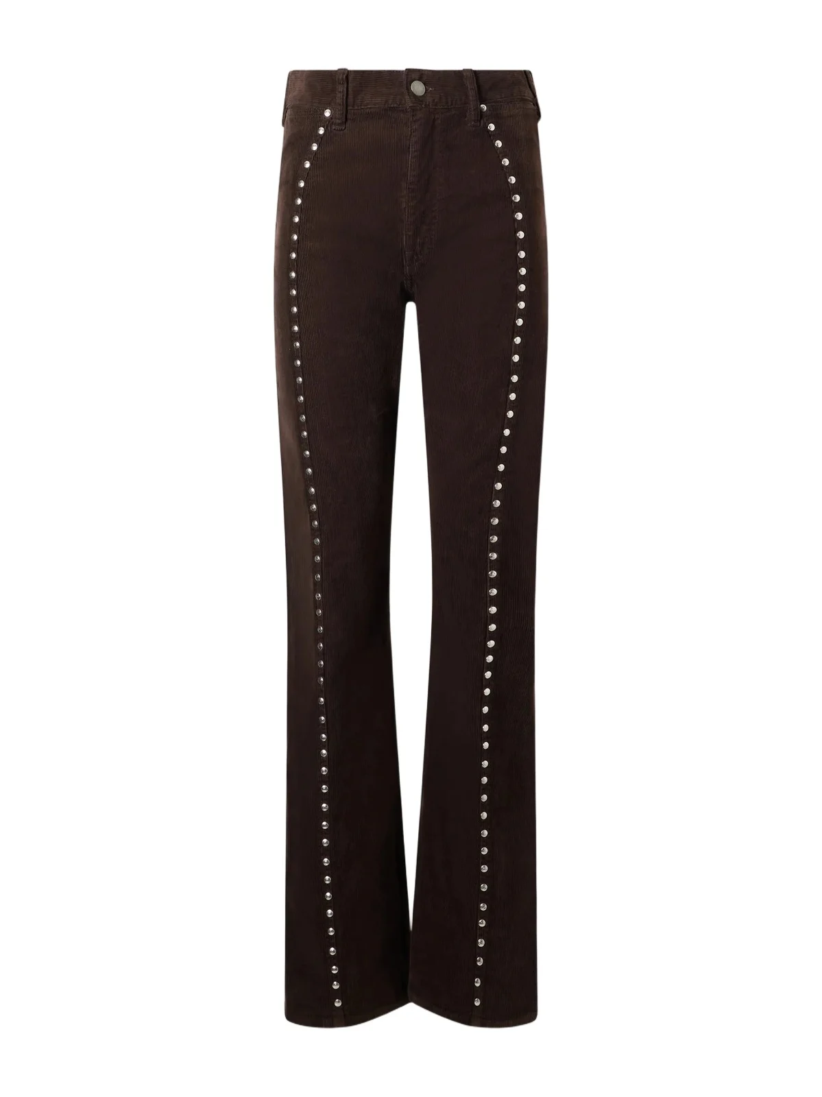 Studded Stretch-cotton Corduroy Flared Pants Studded Stretch-cotton Corduroy Flared Pants