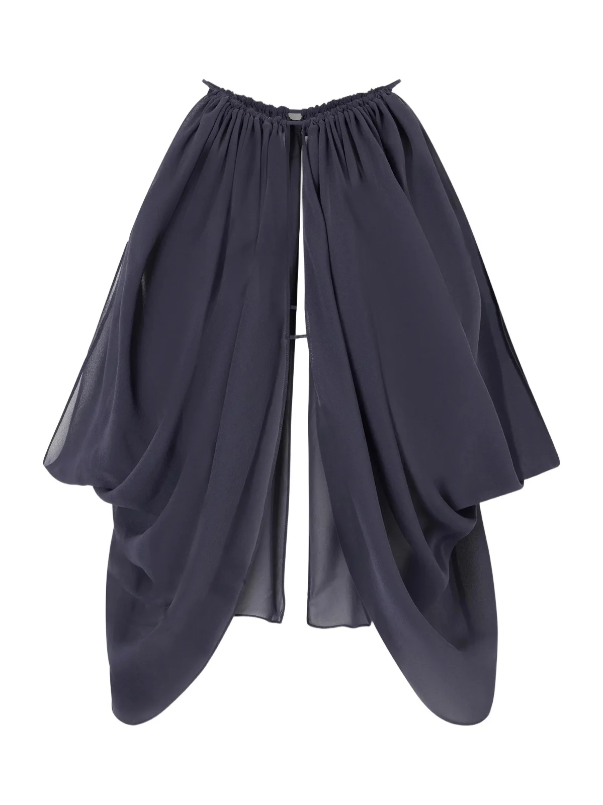 Aflalo Reysa Gathered Silk-crepe Top