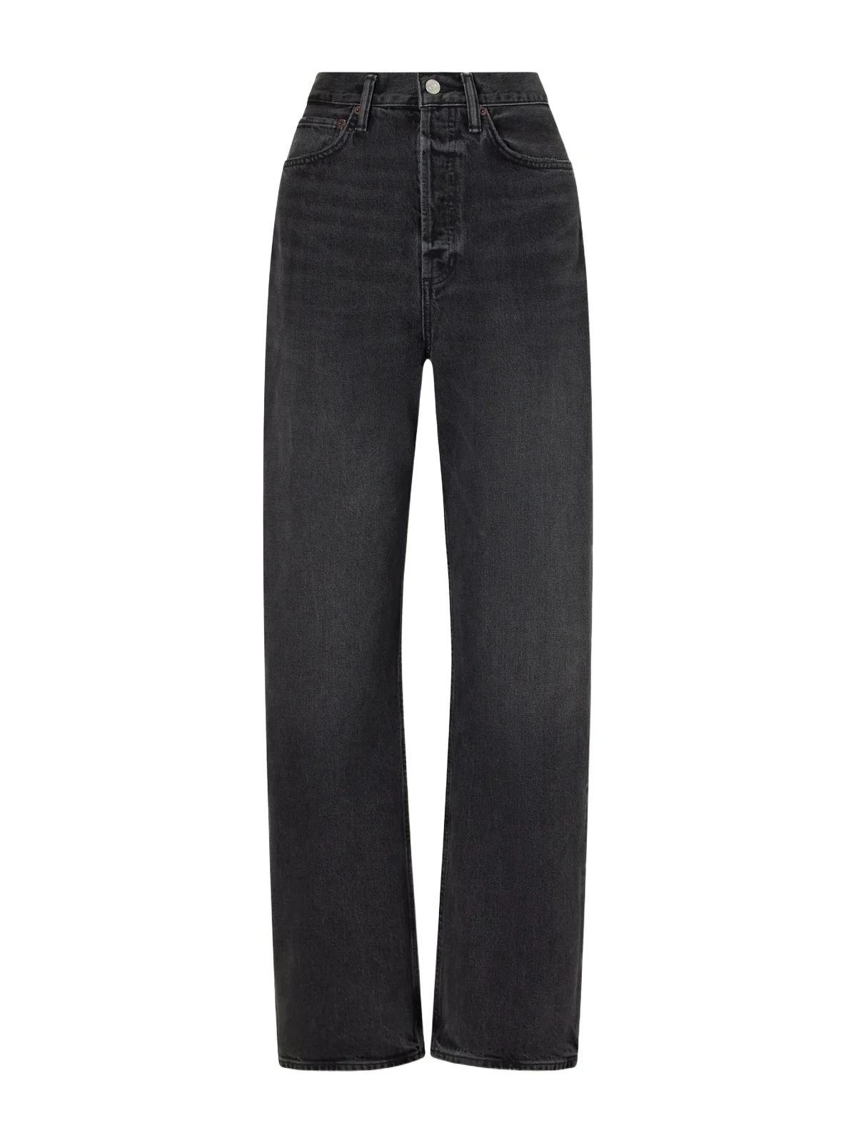 Vintage Loose High-rise Straight-leg Jeans