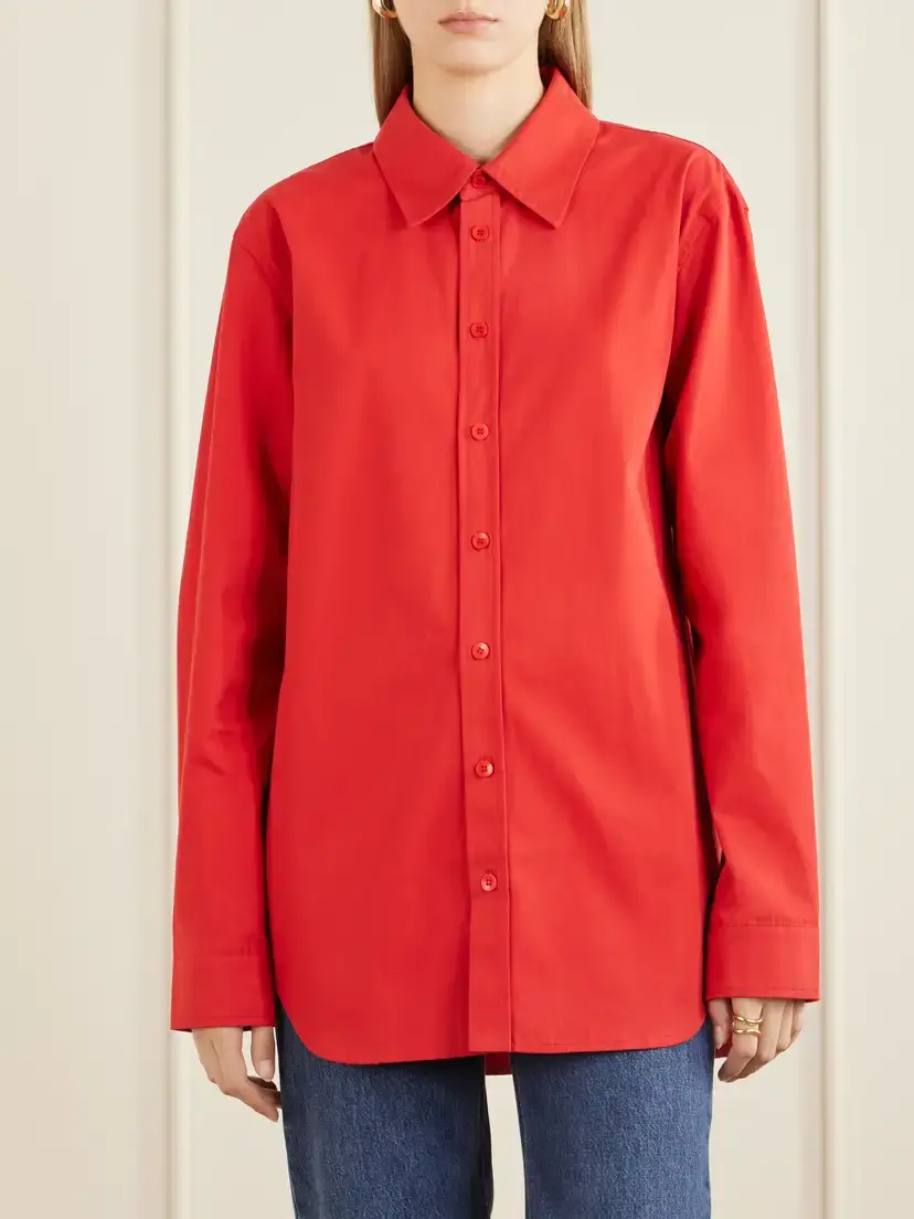 Tibi Easy Cotton-twill Gabardine Shirt | Thumbnail 3 Tibi Easy Cotton-twill Gabardine Shirt | Thumbnail 3