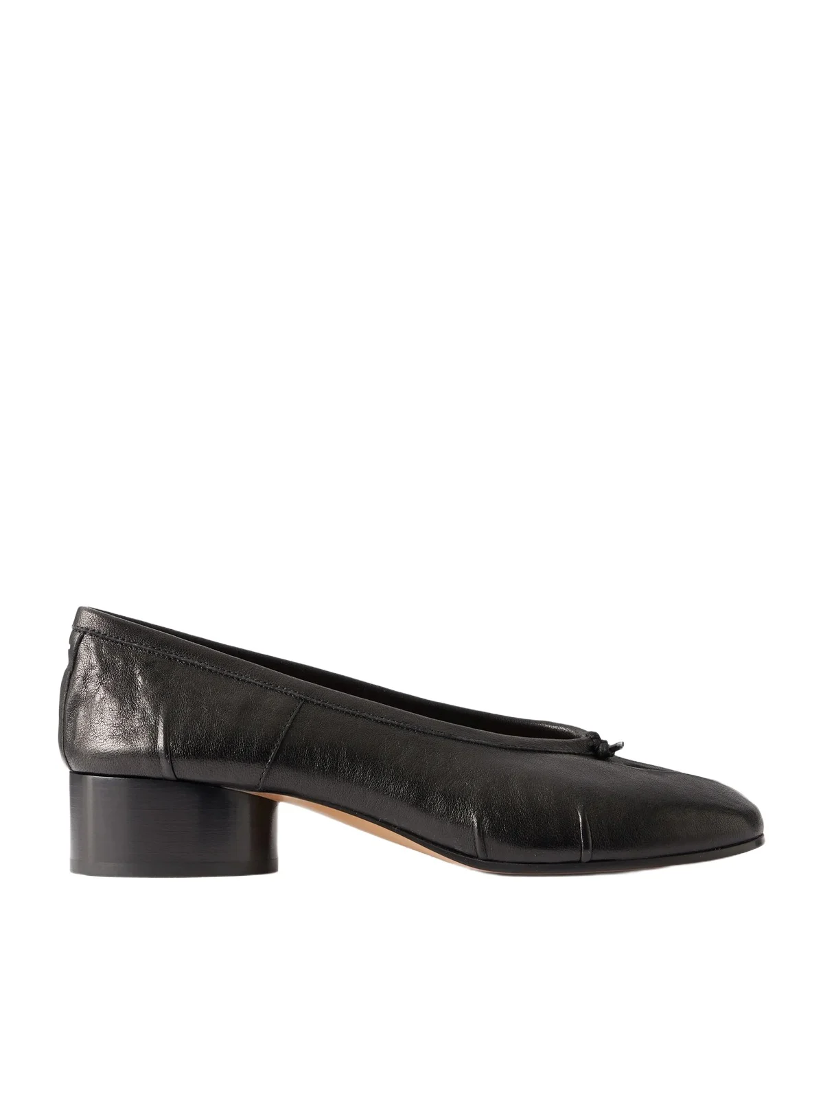 Maison Margiela Tabi Split-toe Leather Ballet Flats