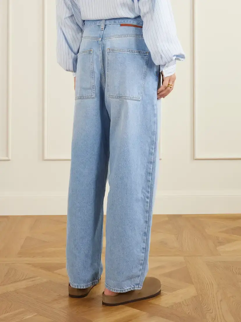 Studio Nicholson Cahuin Belted Mid-rise Wide-leg Jeans | Thumbnail 4