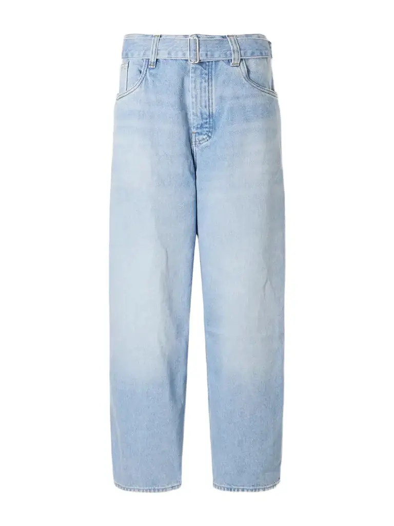 Studio Nicholson Cahuin Belted Mid-rise Wide-leg Jeans | Image 1 Studio Nicholson Cahuin Belted Mid-rise Wide-leg Jeans | Image 1