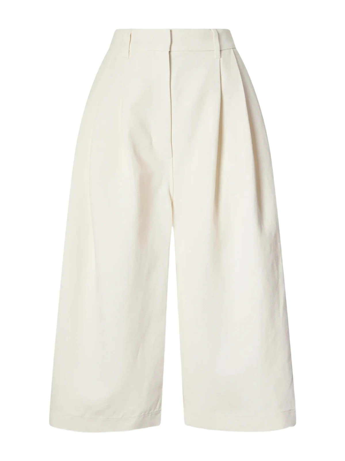 Pleated Woven Wide-leg Pants