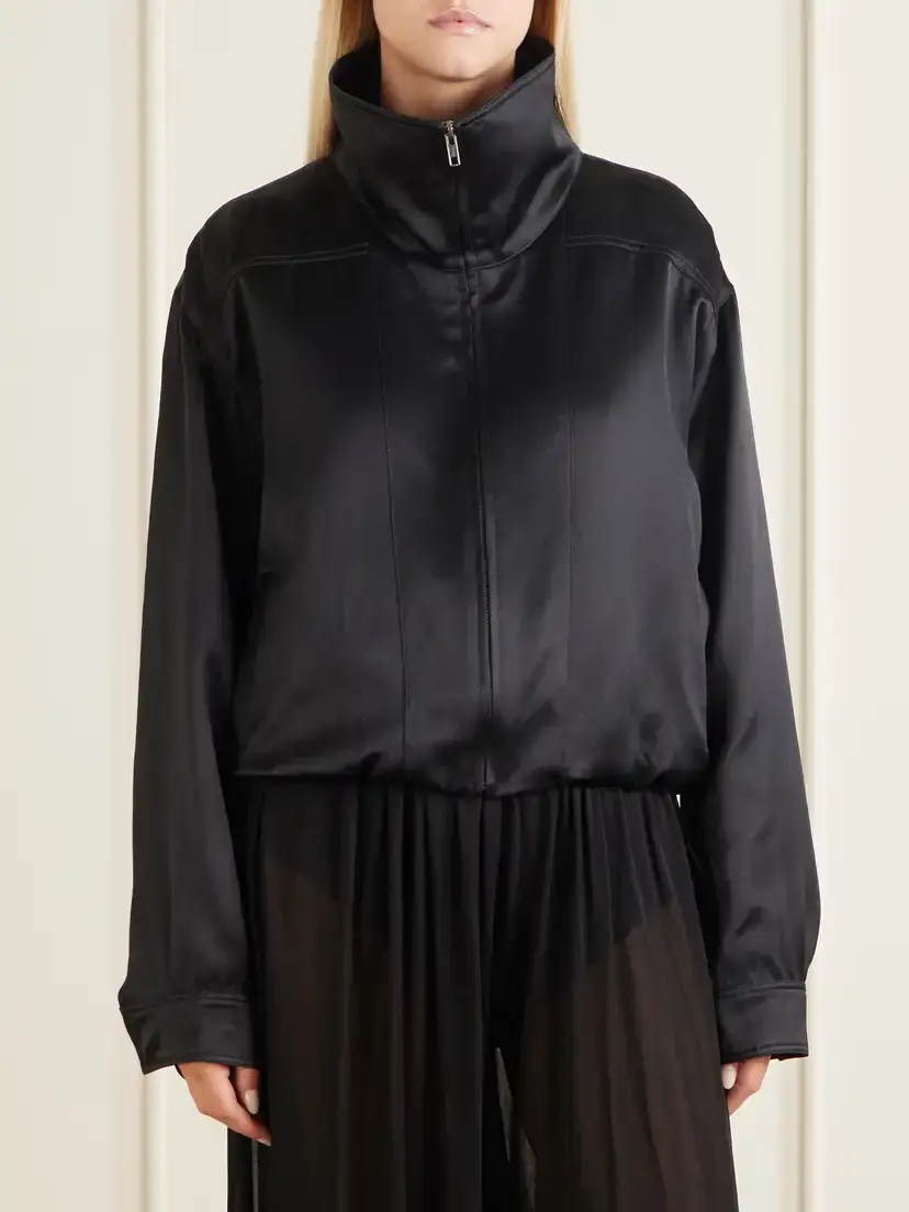 Aflalo Audra Satin Jacket | Thumbnail 5 Aflalo Audra Satin Jacket | Thumbnail 5
