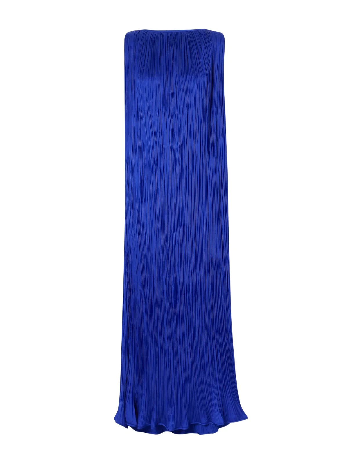 Aflalo Celestia Plissé-satin Maxi Dress