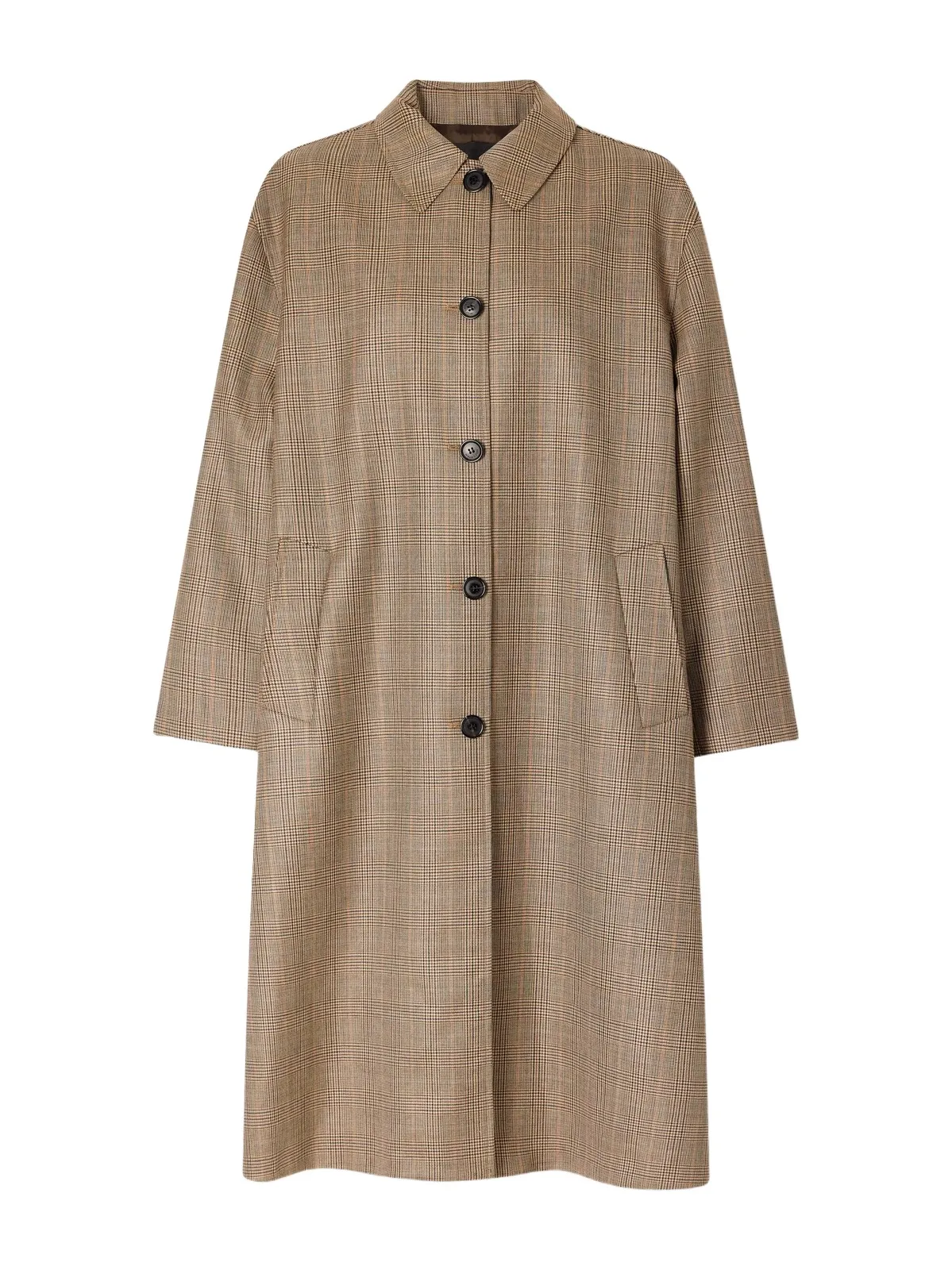 Nili Lotan Adrien Checked Wool Coat