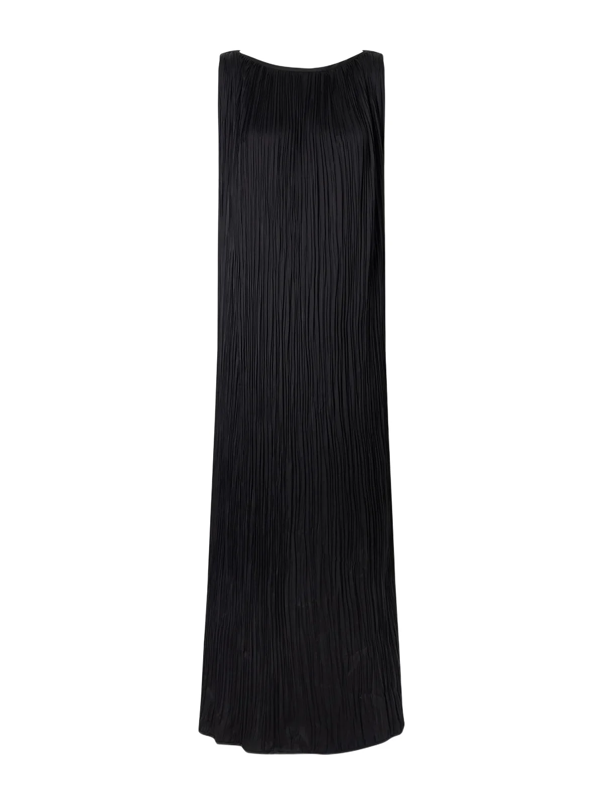 Aflalo Celestia Plissé-satin Maxi Dress