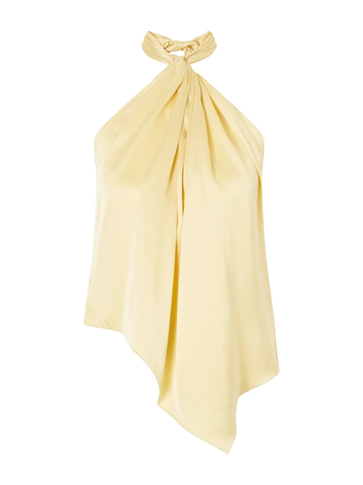 Safira Silk-satin Halterneck Top Safira Silk-satin Halterneck Top