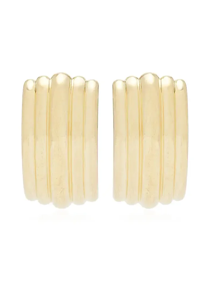 MÉGA Large Waterfall 14K Gold Vermeil Earrings