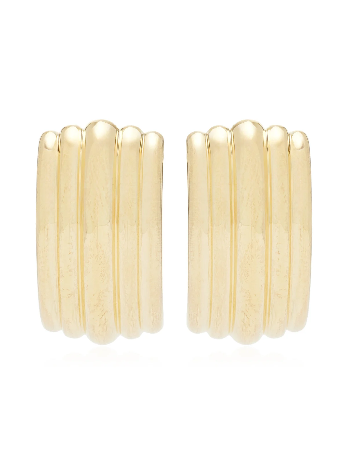 MÉGA Large Waterfall 14K Gold Vermeil Earrings