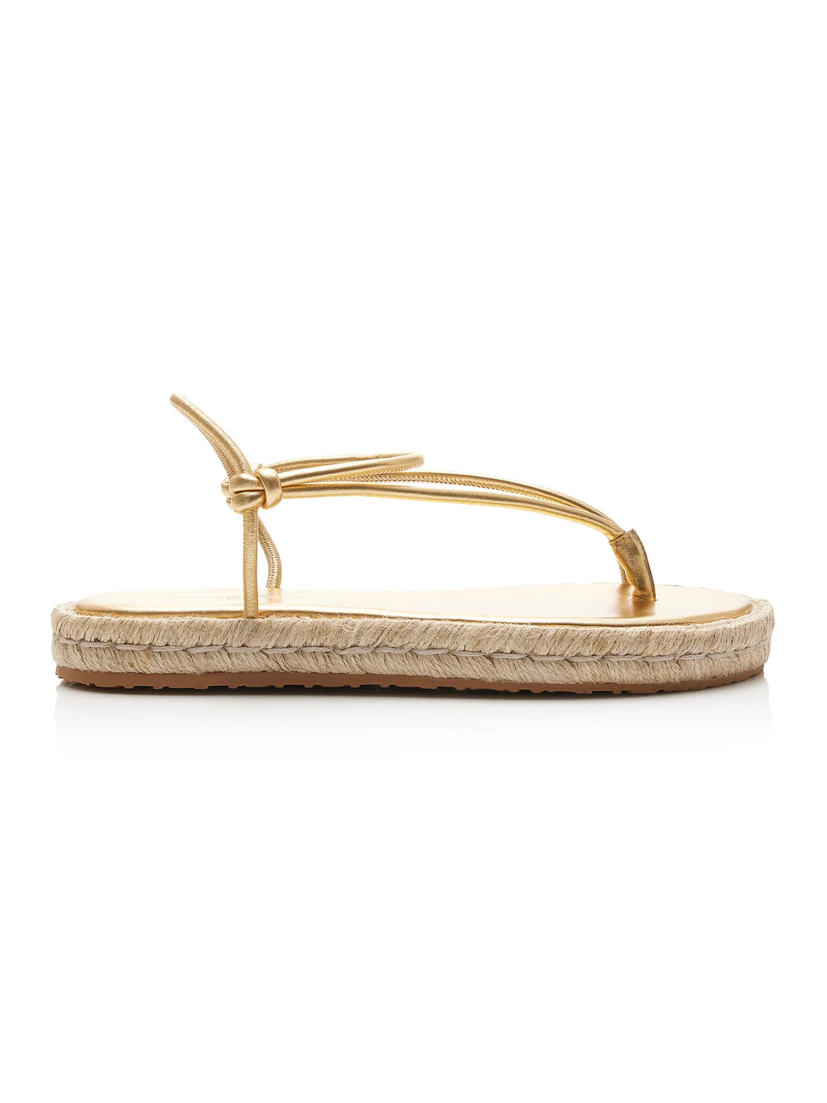 Gianvito Rossi Metallic Leather Sandals
