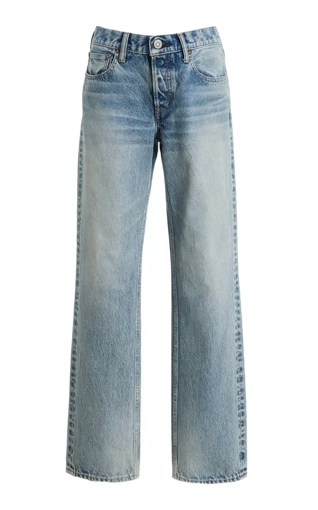 Albany Rigid Low-Rise Straight-Leg Jeans Albany Rigid Low-Rise Straight-Leg Jeans