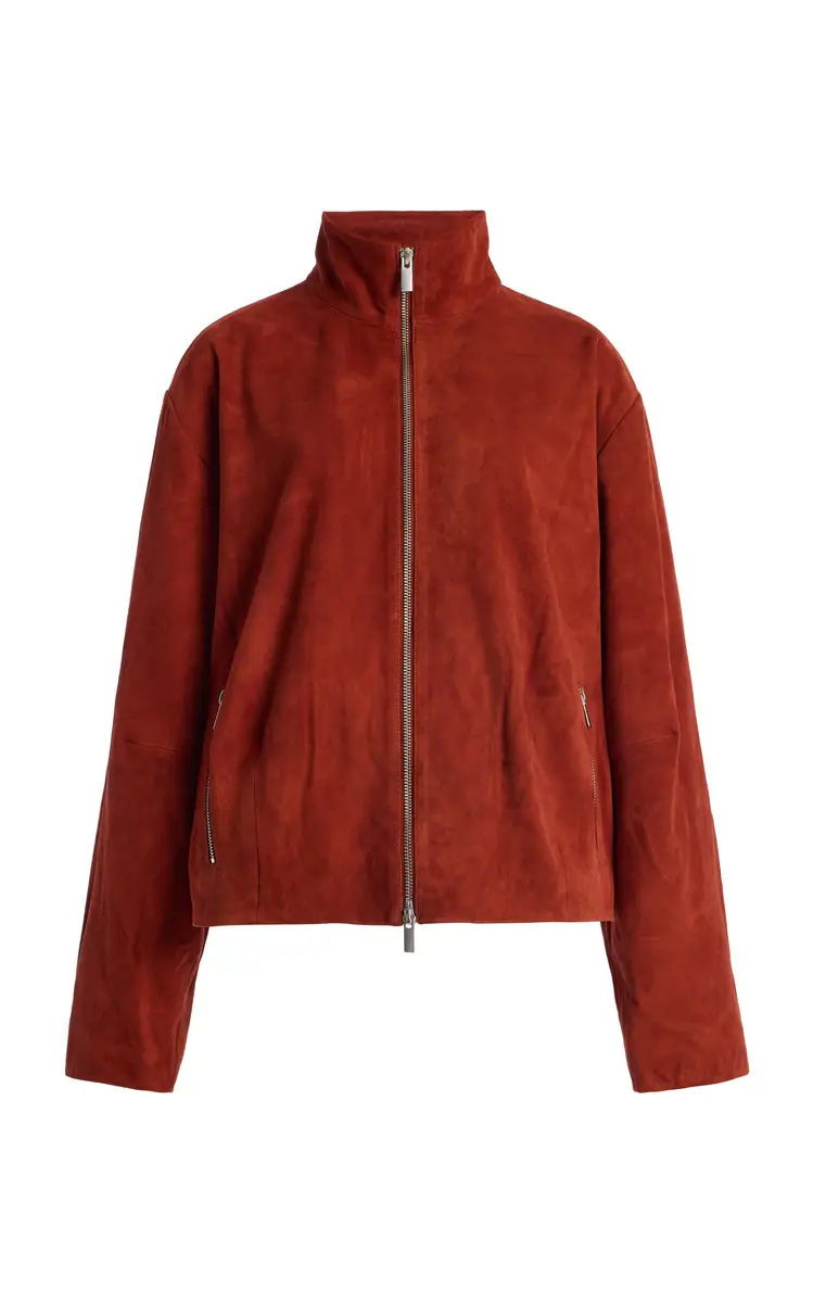 St. Agni Exclusive Suede Cocoon Jacket | Thumbnail 2