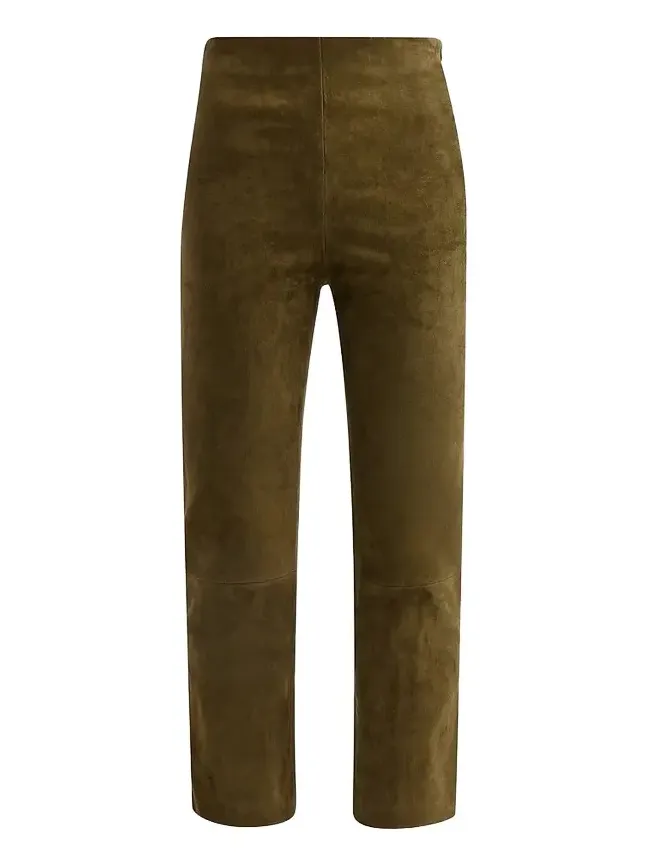 Simkhai Women's Veda Suede Crop Pants