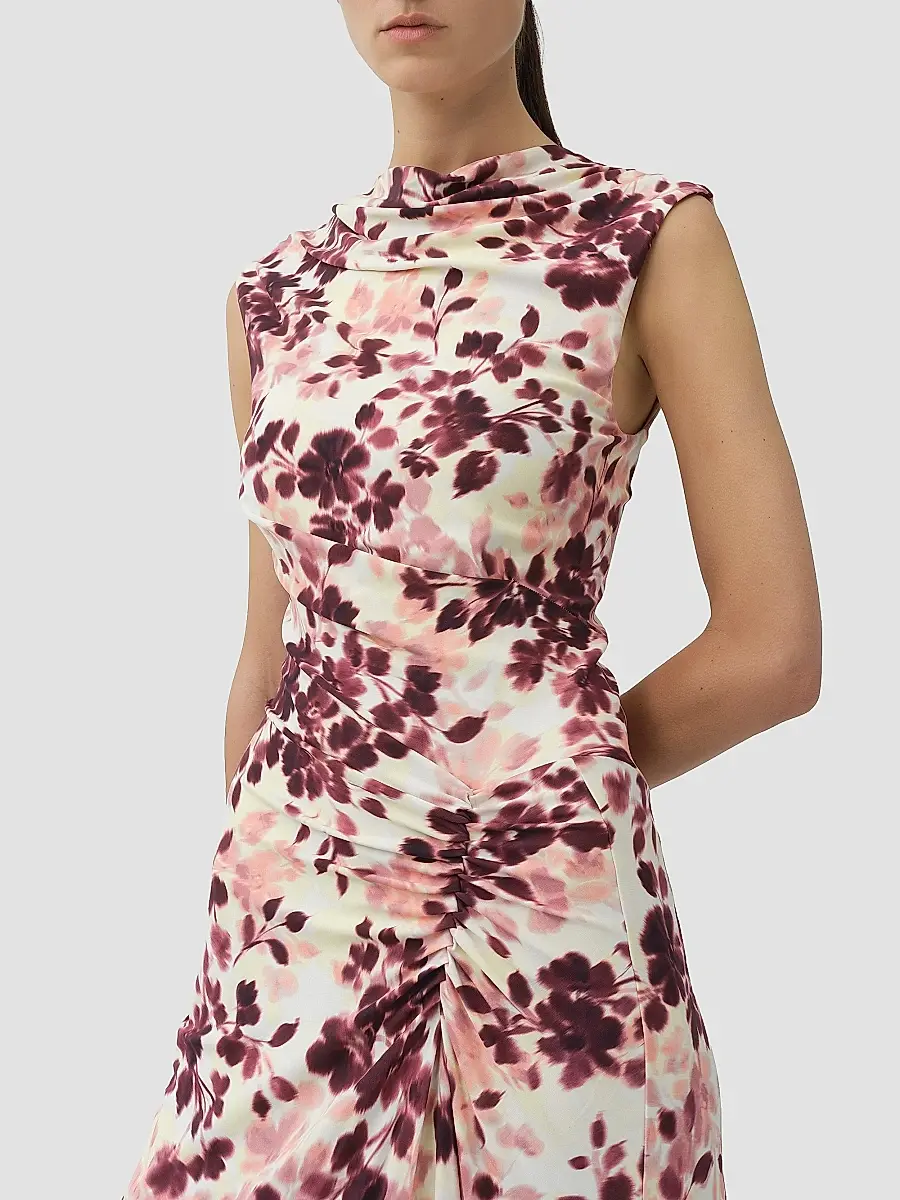 Simkhai Women's Acacia Floral Jersey Midi Dress | Thumbnail 5