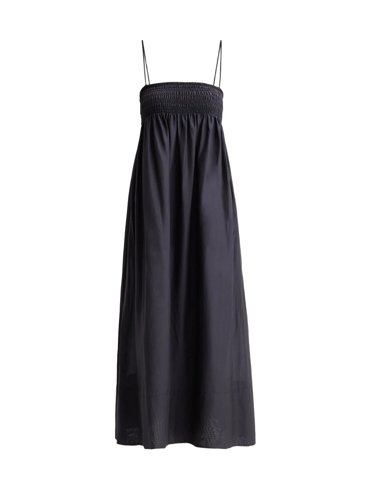 Vince Women's Smocked Cotton-Silk Tie Cami Dress