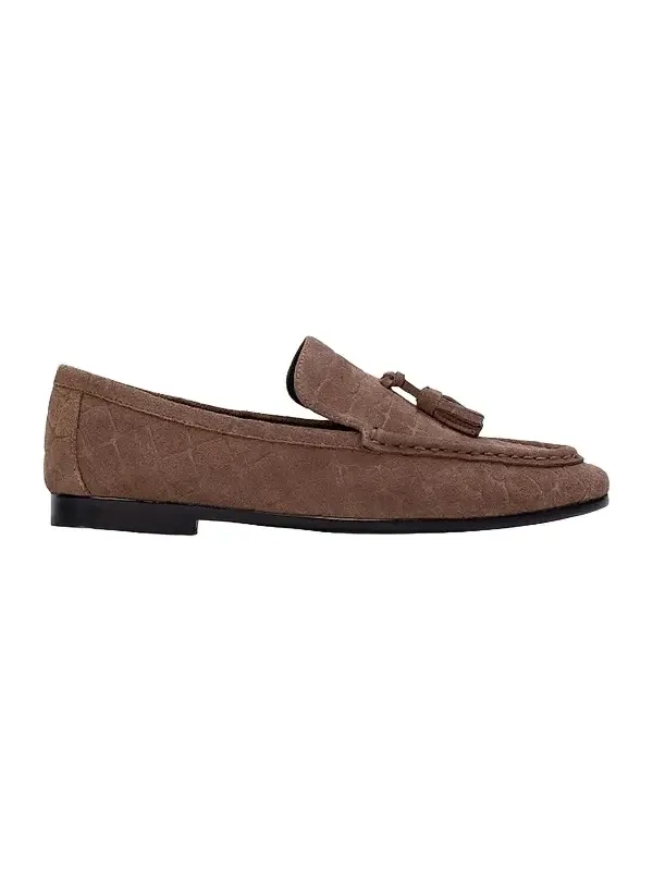 Women's Finn Croc Suede Loafers