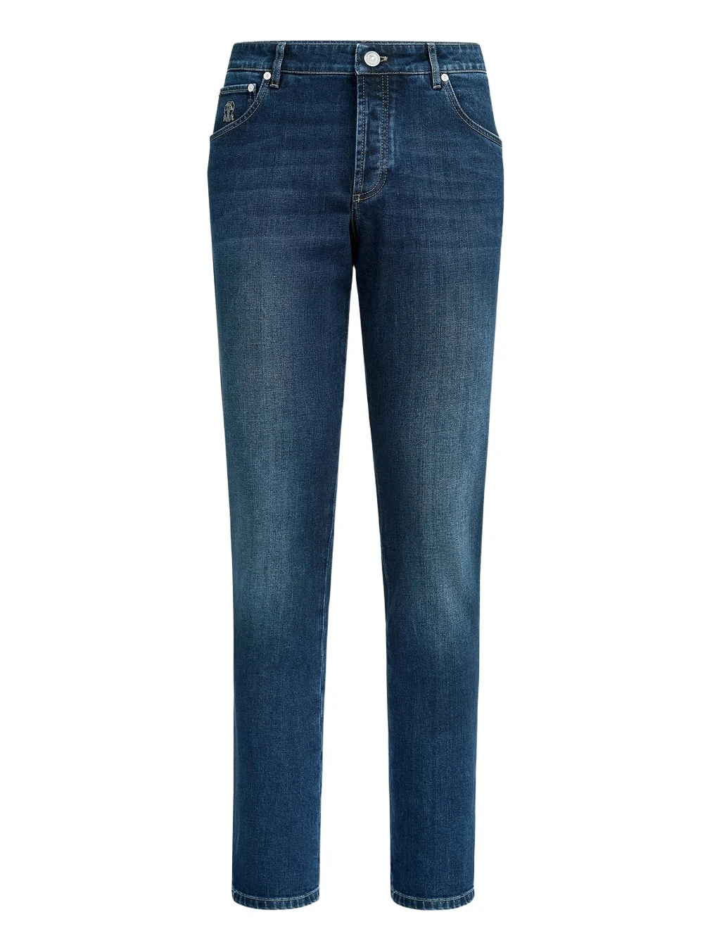 Brunello Cucinelli Men's Comfort Denim Five-Pocket Jeans