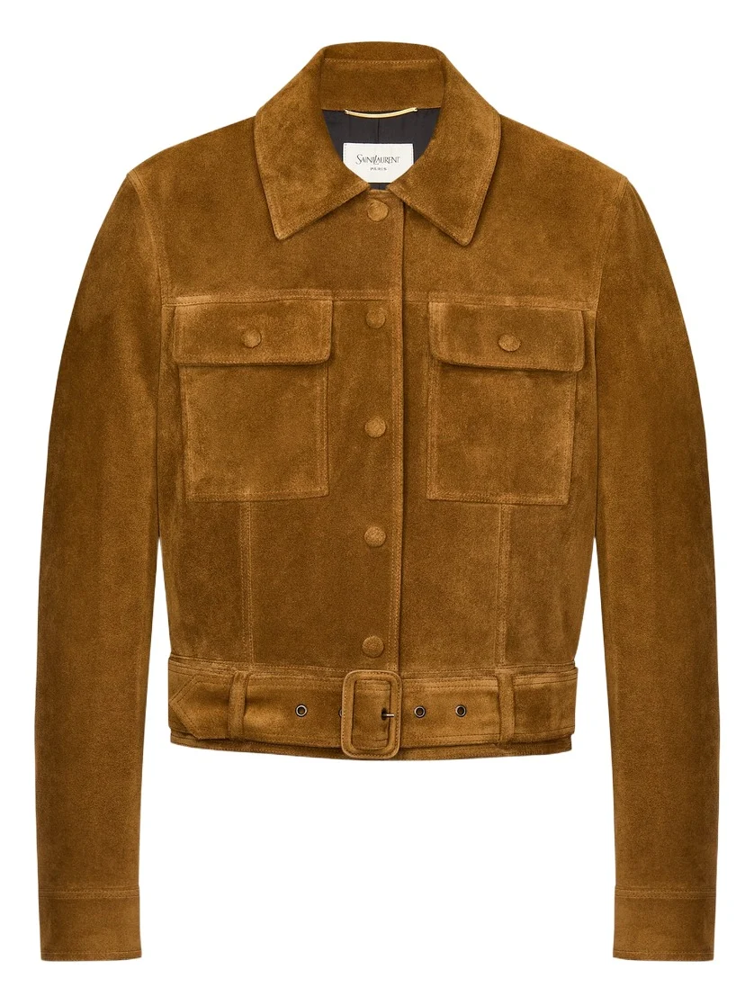 Yves Saint Laurent jacket in vintage split leather