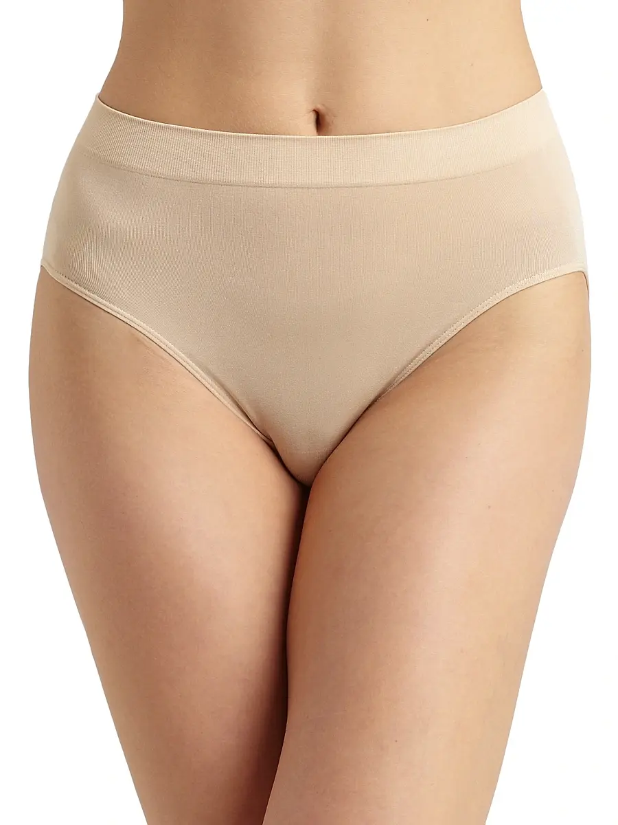 Wacoal Women's B-Smooth Hi-Cut Brief - Sand | Image 1 Wacoal Women's B-Smooth Hi-Cut Brief - Sand | Image 1