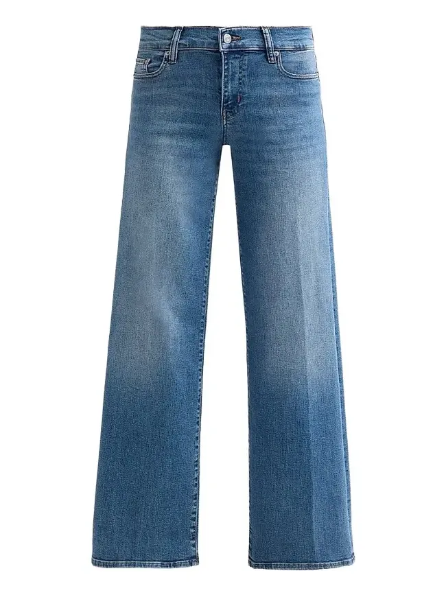 Frame Women's Le Slim Stretch-Denim Low-Rise Wide-Leg Jeans
