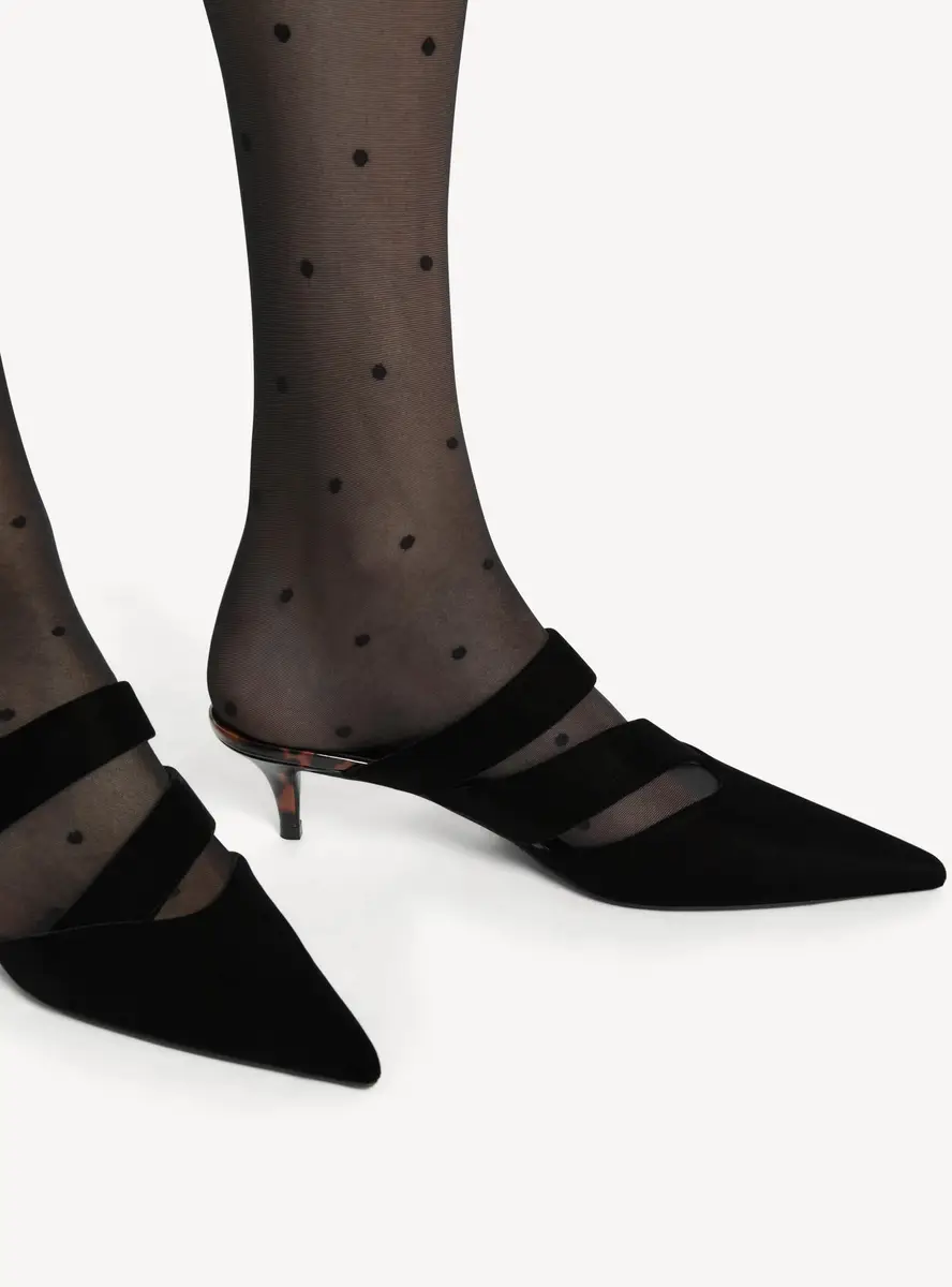 Balmain Velvet and printed patent leather mules | Thumbnail 2 Balmain Velvet and printed patent leather mules | Thumbnail 2