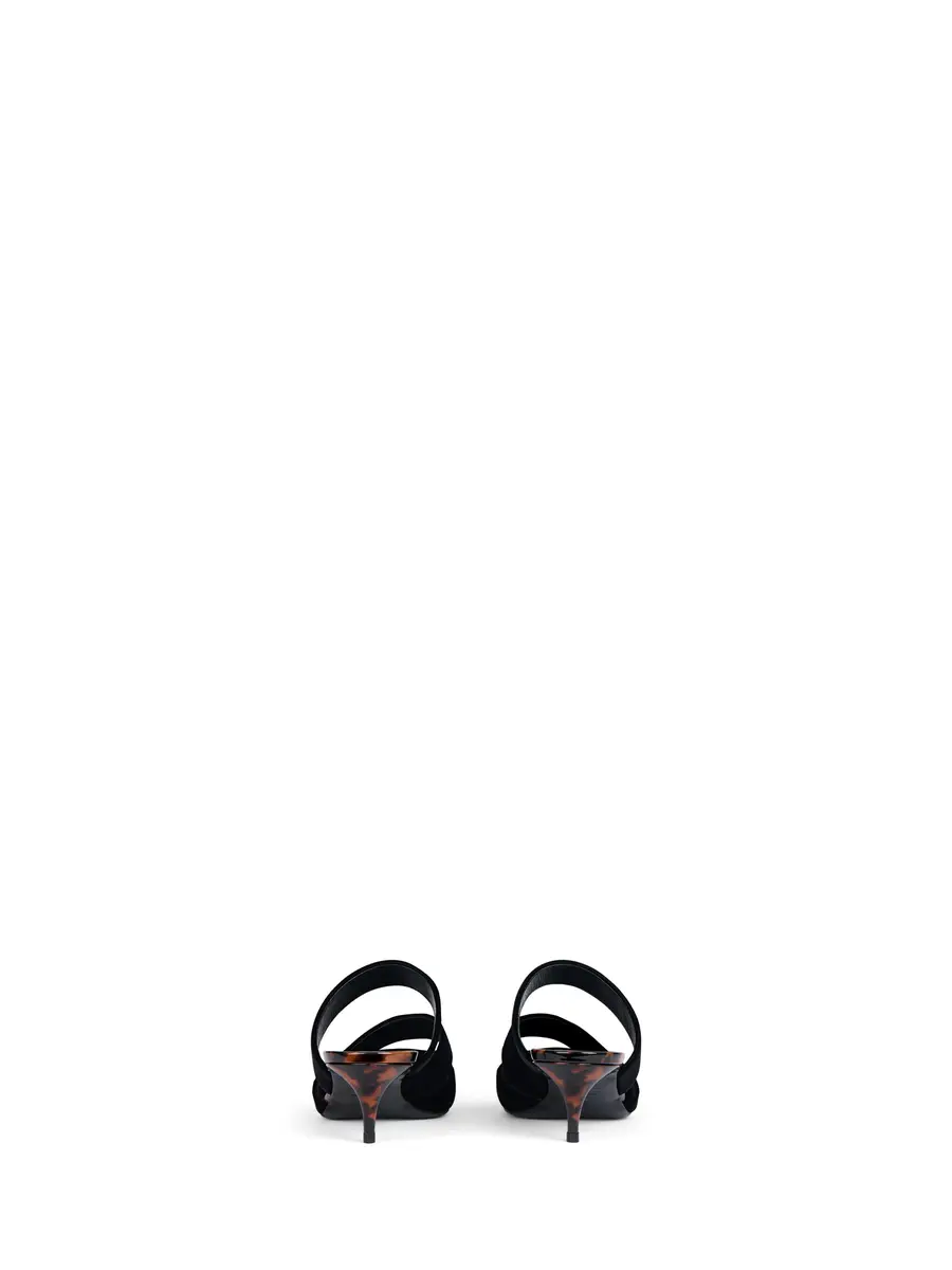 Balmain Velvet and printed patent leather mules | Thumbnail 4 Balmain Velvet and printed patent leather mules | Thumbnail 4
