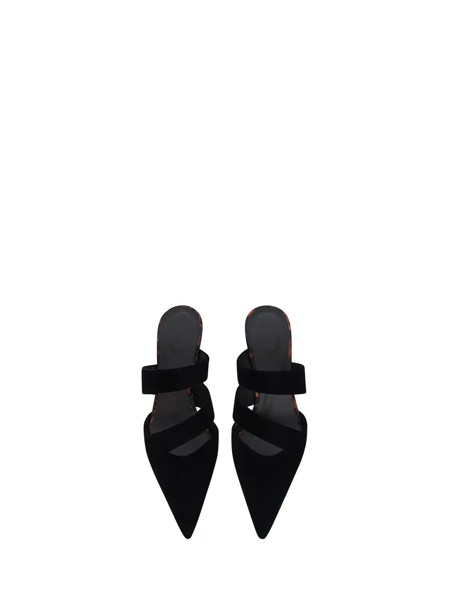Balmain Velvet and printed patent leather mules | Thumbnail 7 Balmain Velvet and printed patent leather mules | Thumbnail 7
