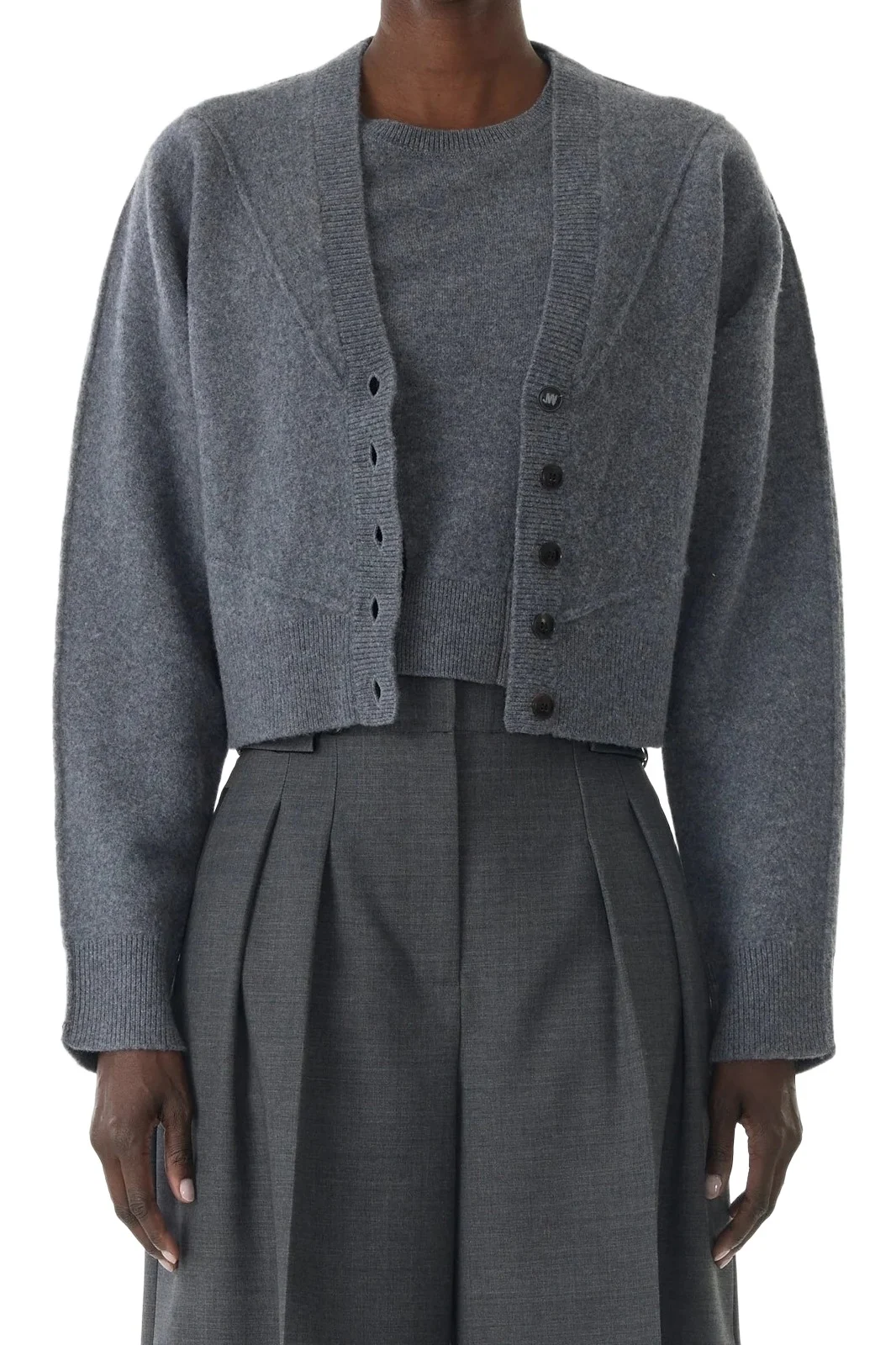 SCULPTURAL MERINO WOOL CARDIGAN SCULPTURAL MERINO WOOL CARDIGAN