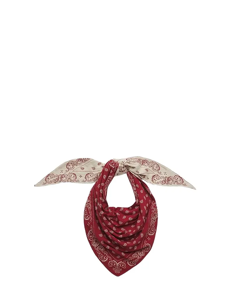 Guest In Residence Women's The Wild Rag Cotton-Silk Reversible Bandana