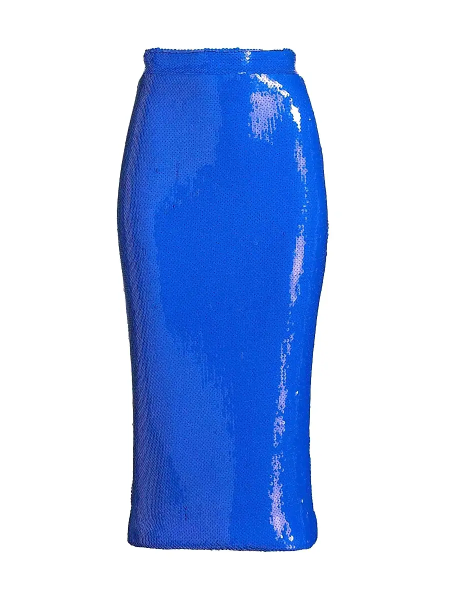 Sergio Hudson Women's Sequined Pencil Skirt - Blank | Image 1 Sergio Hudson Women's Sequined Pencil Skirt - Blank | Image 1