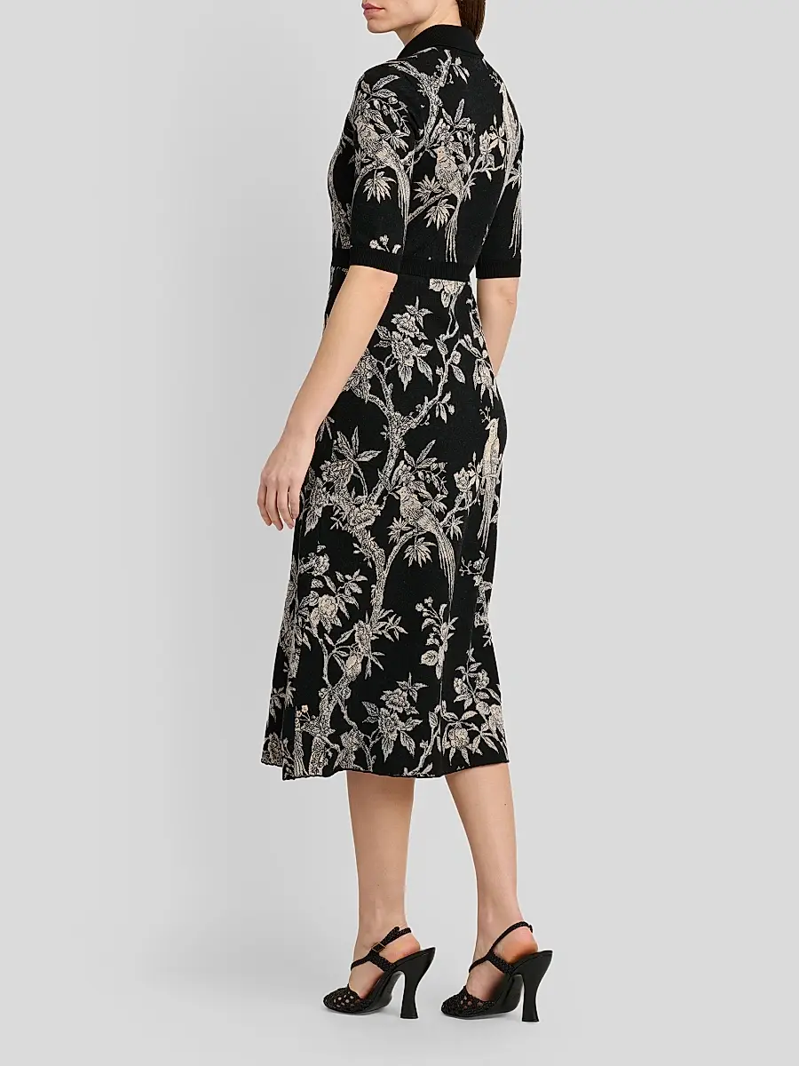 Etro Women's Wool-Blend Knit Midi Shirtdress | Thumbnail 4 Etro Women's Wool-Blend Knit Midi Shirtdress | Thumbnail 4