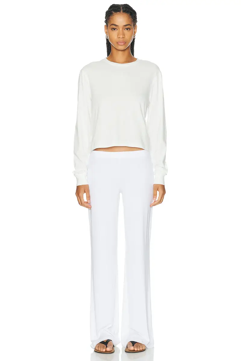 ÉTERNE Easy Lounge Butter Rib Pant | Thumbnail 5 ÉTERNE Easy Lounge Butter Rib Pant | Thumbnail 5