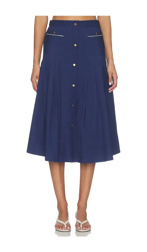 SEROYA Yumi Poplin Skirt | Image 1 SEROYA Yumi Poplin Skirt | Image 1