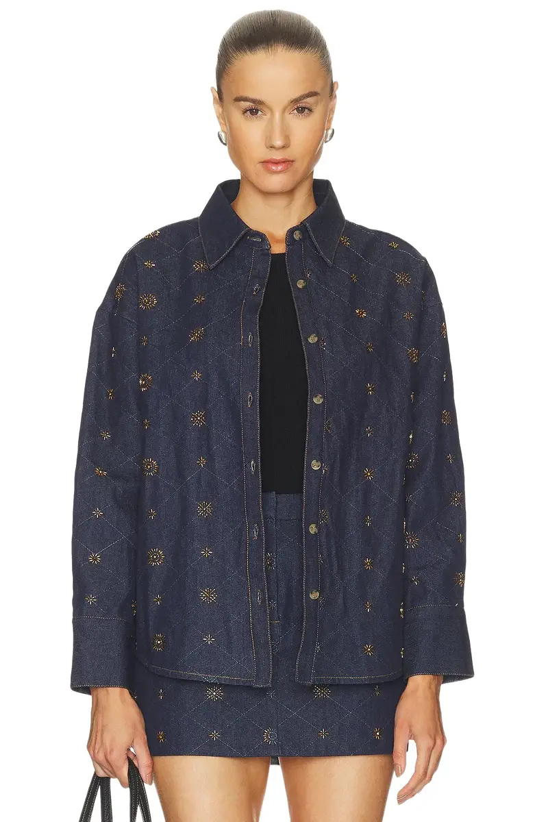Line & Dot Attina Shacket