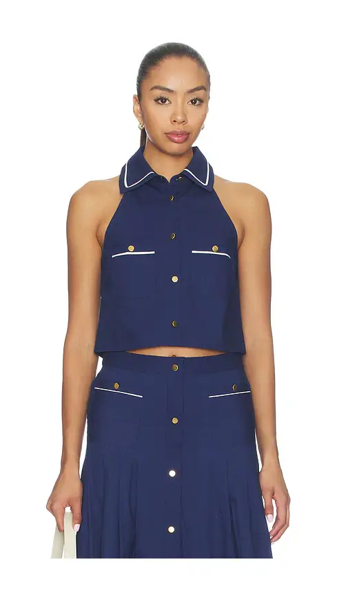 SEROYA Yumi Poplin Top | Image 1 SEROYA Yumi Poplin Top | Image 1