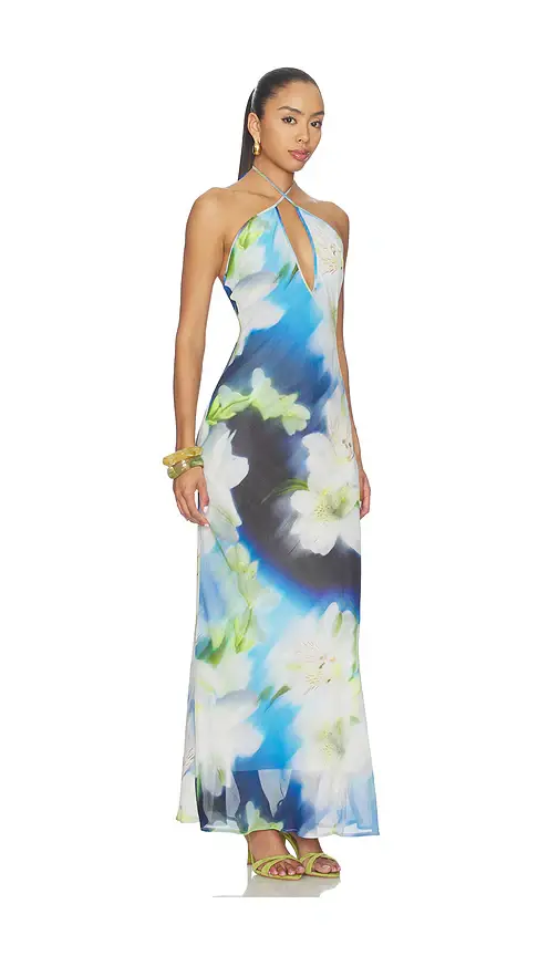 Runaway The Label Mirae Cross Front Maxi Dress | Thumbnail 2
