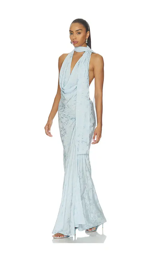Kelly Halter Maxi Dress