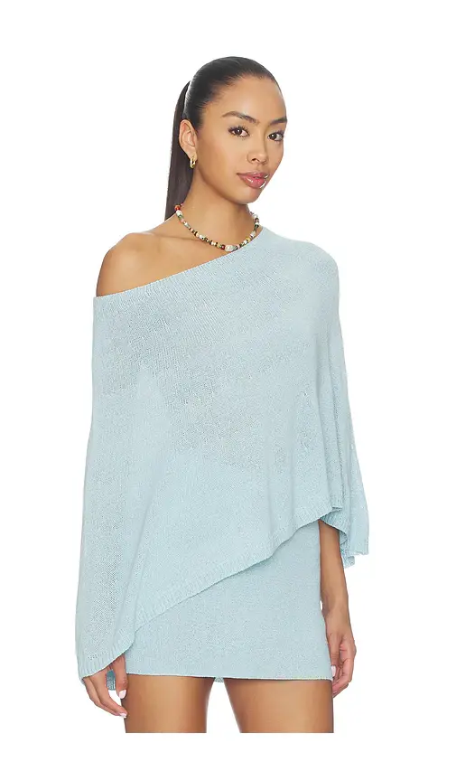 SNDYS Misty Knit Poncho | Thumbnail 2