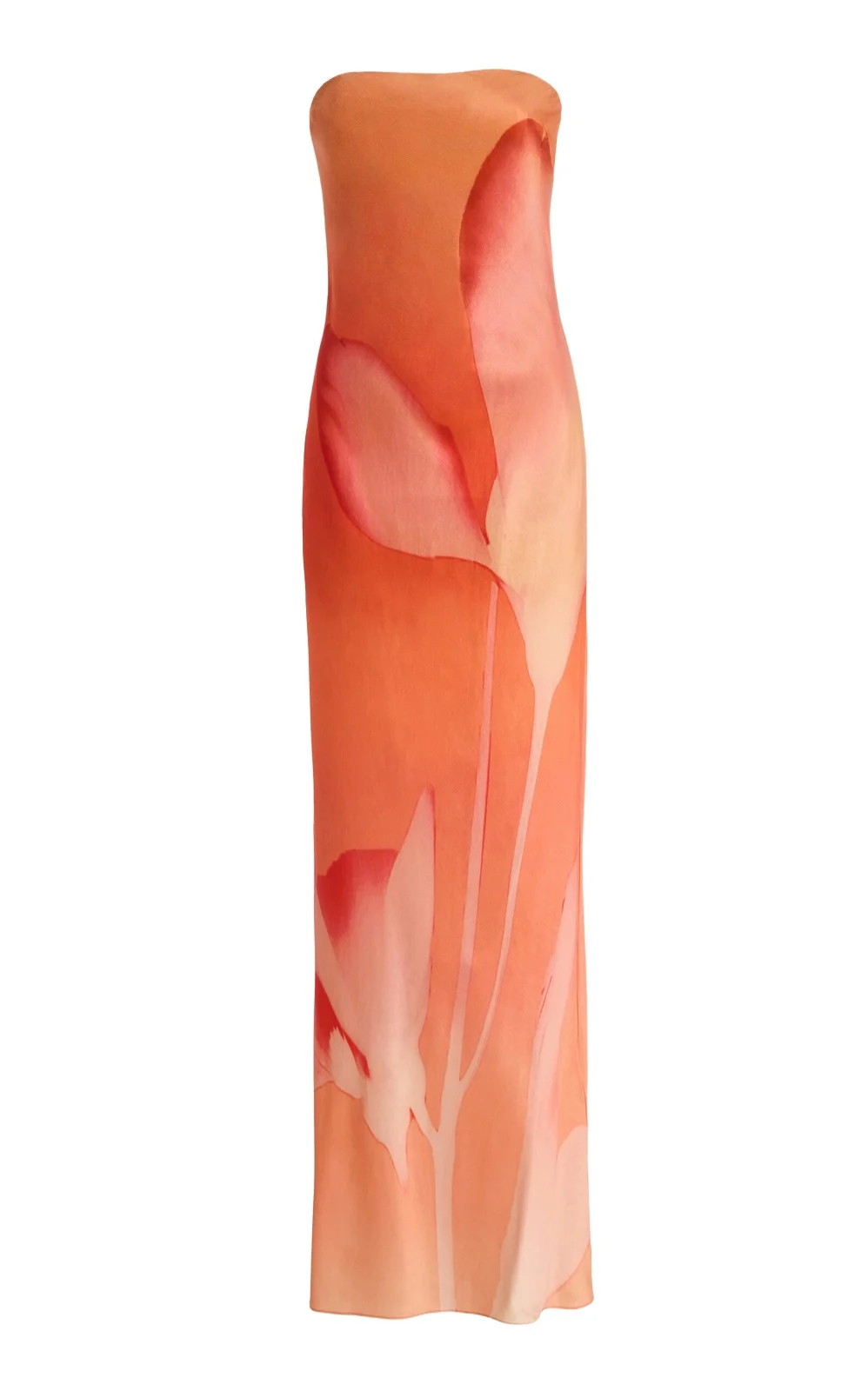 Mora Strapless Crepe Maxi Dress