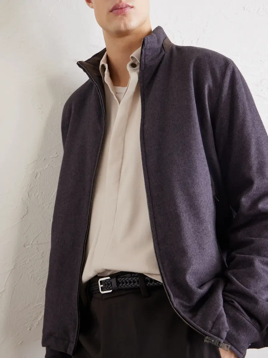 HERNO Silk and Cashmere-Blend Shirt - Men | Thumbnail 5 HERNO Silk and Cashmere-Blend Shirt - Men | Thumbnail 5