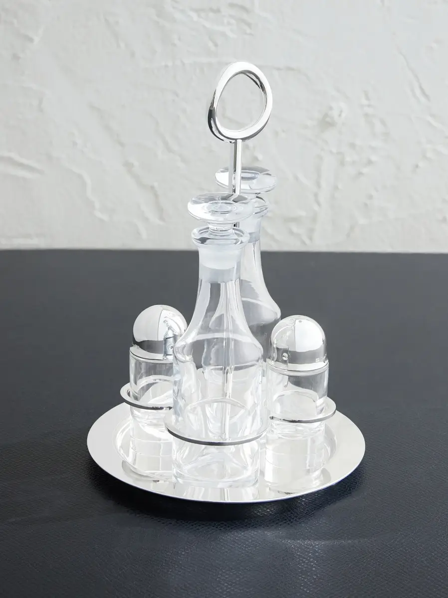 Christofle Vertigo Silver-Plated Cruet Set - Men | Image 1 Christofle Vertigo Silver-Plated Cruet Set - Men | Image 1
