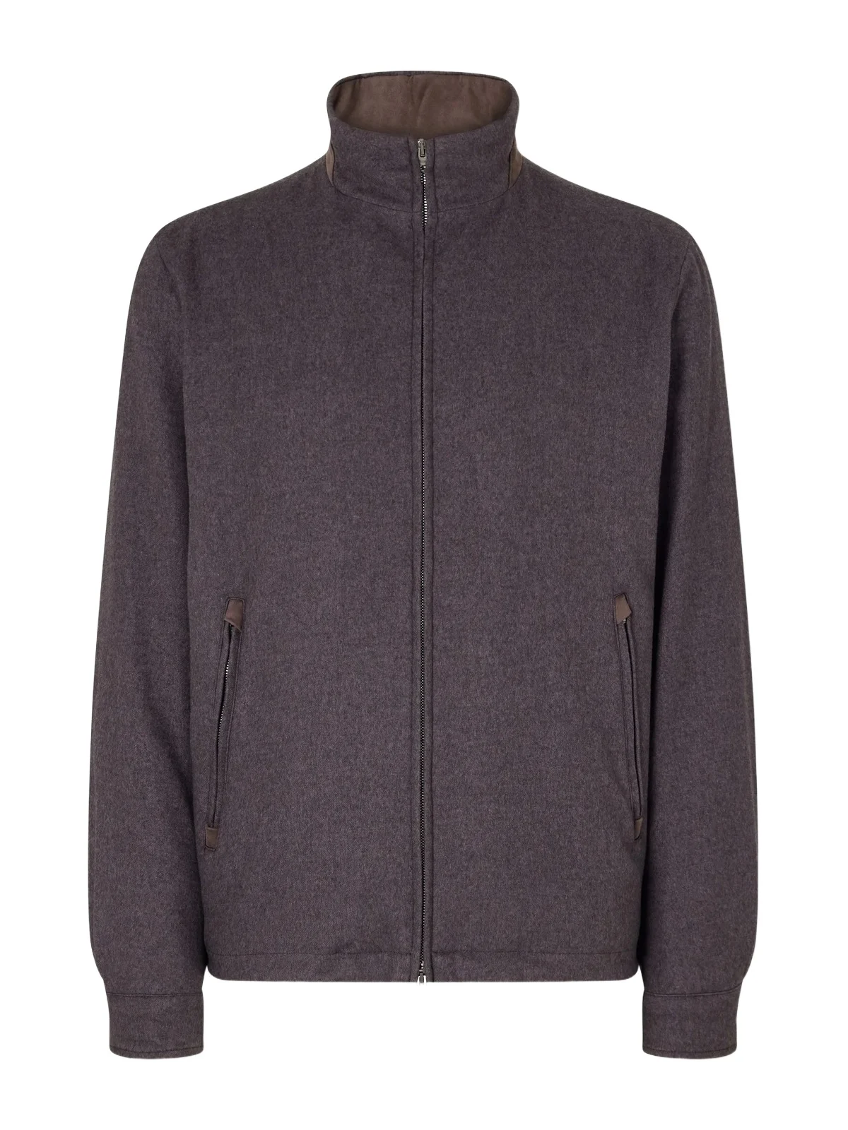 Silk and Cashmere-Blend Twill Bomber Jacket - Men Silk and Cashmere-Blend Twill Bomber Jacket - Men