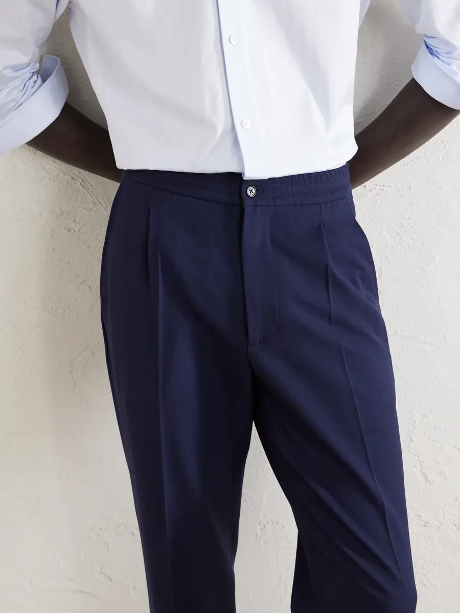 dunhill Straight-Leg Pleated Virgin Wool-Twill Trousers - Men | Thumbnail 5 dunhill Straight-Leg Pleated Virgin Wool-Twill Trousers - Men | Thumbnail 5