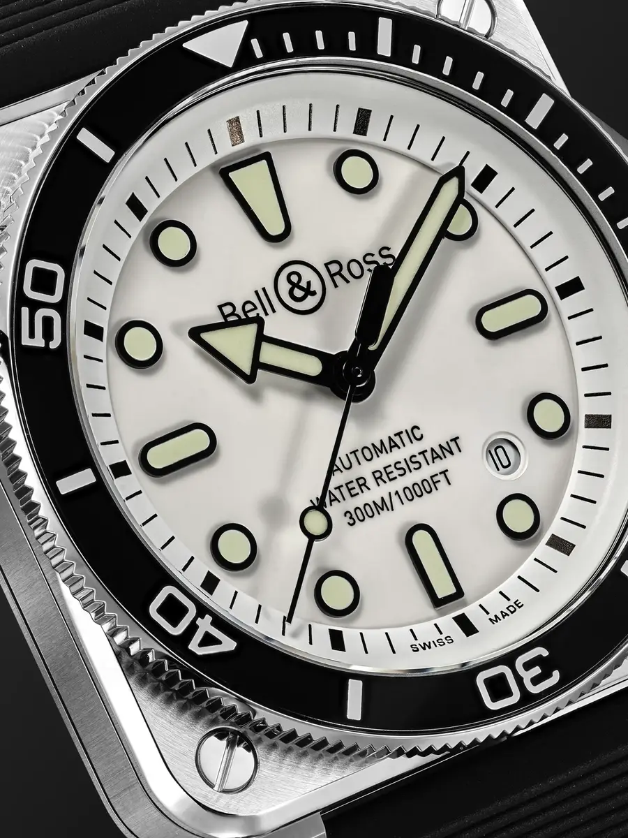 Bell & Ross BR-03 Diver Automatic Stainless Steel Watch, Ref. BR03A-D-WH-ST/SRB - Men | Thumbnail 5 Bell & Ross BR-03 Diver Automatic Stainless Steel Watch, Ref. BR03A-D-WH-ST/SRB - Men | Thumbnail 5