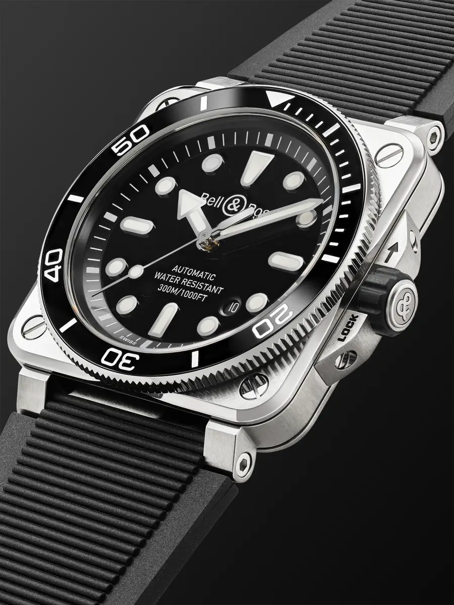 Bell & Ross BR-03 Diver Automatic Stainless Steel Watch, Ref. BR03A-D-BL-ST/SRB - Men | Thumbnail 3 Bell & Ross BR-03 Diver Automatic Stainless Steel Watch, Ref. BR03A-D-BL-ST/SRB - Men | Thumbnail 3