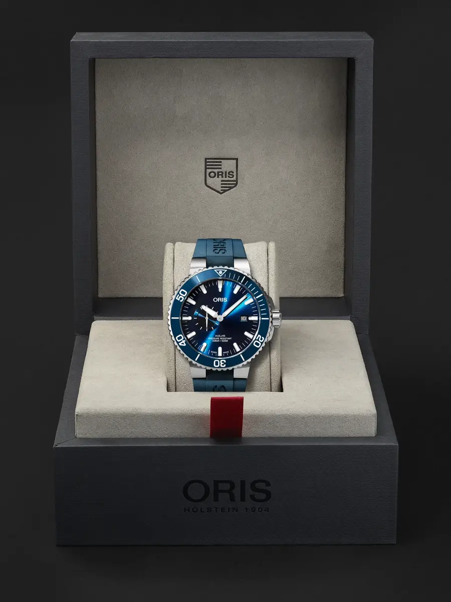 ORIS Aquis Small Second Date Automatic Stainless Steel Watch, Ref. 01 743 7733 4155-07 4 24 69EB - Men | Thumbnail 5 ORIS Aquis Small Second Date Automatic Stainless Steel Watch, Ref. 01 743 7733 4155-07 4 24 69EB - Men | Thumbnail 5