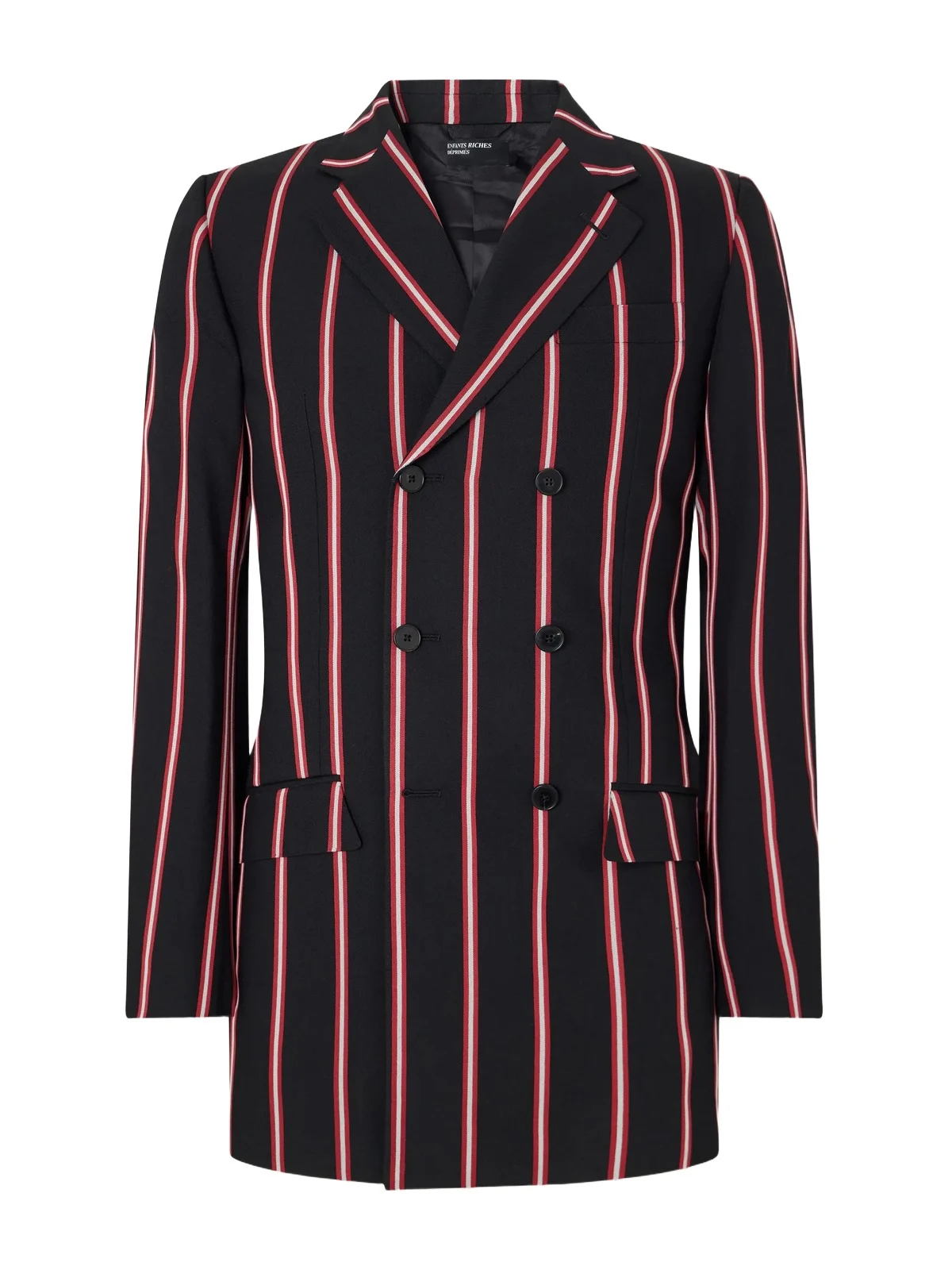 Pierre Double-Breasted Striped Virgin Wool Blazer - Men Pierre Double-Breasted Striped Virgin Wool Blazer - Men