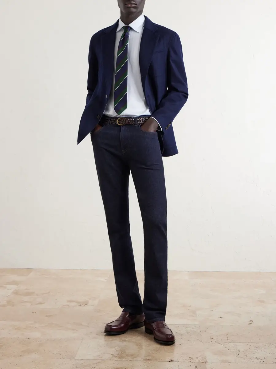 dunhill Mohair and Silk-Blend Blazer - Men | Thumbnail 2 dunhill Mohair and Silk-Blend Blazer - Men | Thumbnail 2
